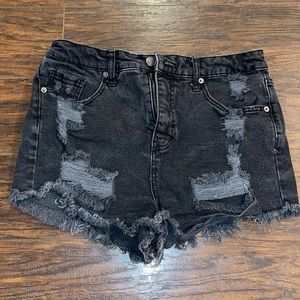 Black shorts